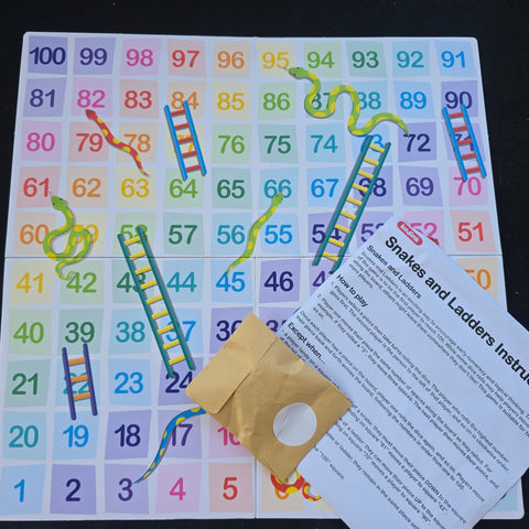 Snakes and ladders, boxless