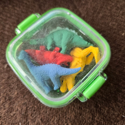 dinosaur erasers