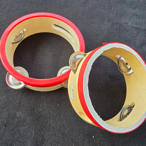 two tambourine set
