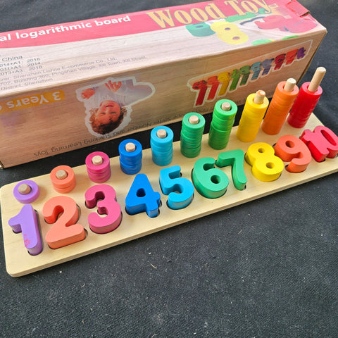 Coutning Set, Number 9 And 10 Have Less Rings