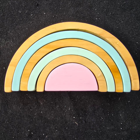 Wooden Rainbow Stacker