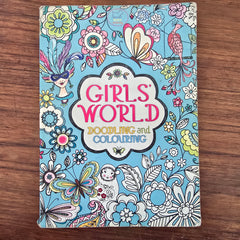 Girl'S World Doodling And Colouring