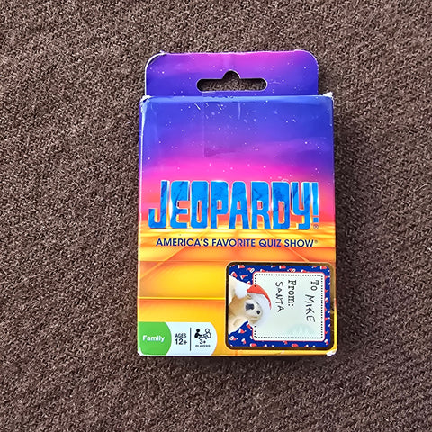 Jeopardy Card Game