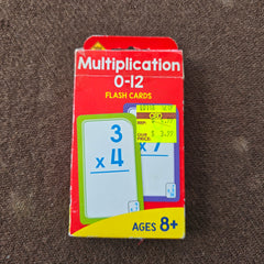 Flash Cards, Multiplication