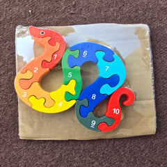Sequencing puzzle snake