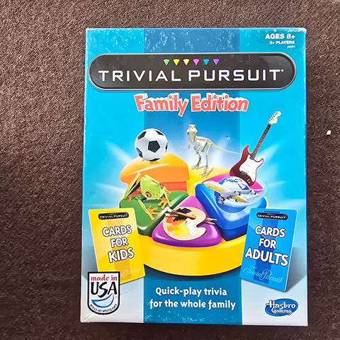 trivial pursuit, family edition