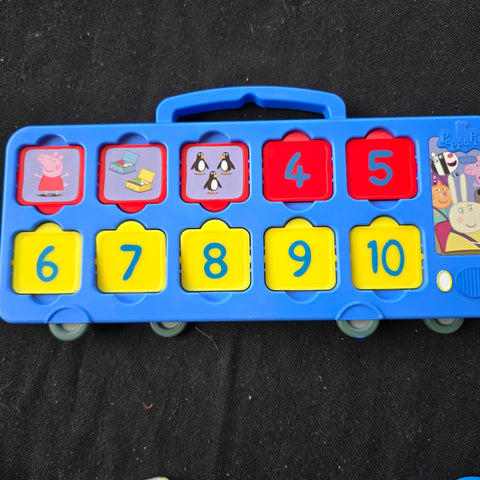 peppa pig counting set