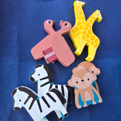 wooden animal pairs