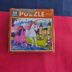 48-Piece Unicorn Jigsaw Puzzle – pre-loved puzzle from Toy Chest Pakistan