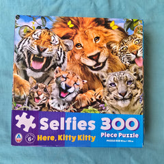 300-Piece Selfies Here Kitty Kitty Puzzle – pre-loved puzzle from Toy Chest Pakistan