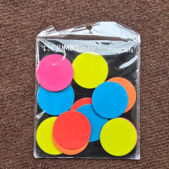 Jumbo Color Dot Magnets Set