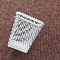 White Mesh Pen and Pencil Cup Holder