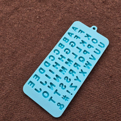 Silicone Alphabet and Number Craft Mold