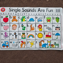 Single Sounds Are Fun Alphabet Placemat
