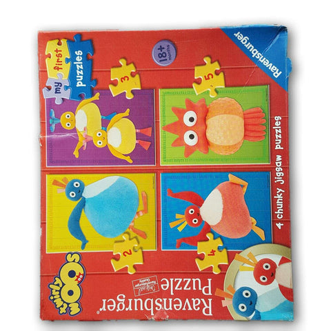 4 chunky jigsaw puzzles 18 months plus