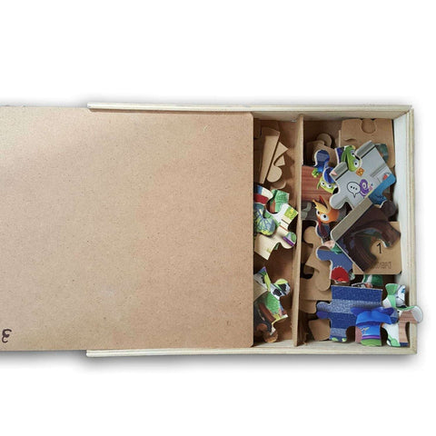 Toy Story  3 in 1 24 pc puzzle wooden