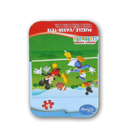 24 pc mickey mouse tin puzzle