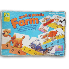 Spell A Puzzle Farm - Toy Chest Pakistan