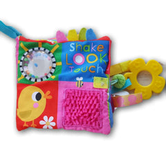 Cloth book: Shake Look Touch - Toy Chest Pakistan