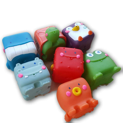 Rubber animals set