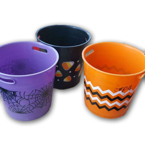 Stationery buckets x 3