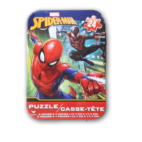 spider man 24 pc tin