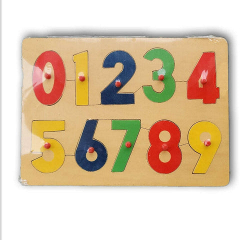 Wooden number puzzle