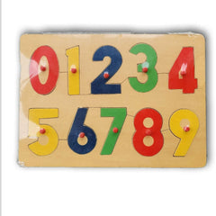Wooden number puzzle - Toy Chest Pakistan