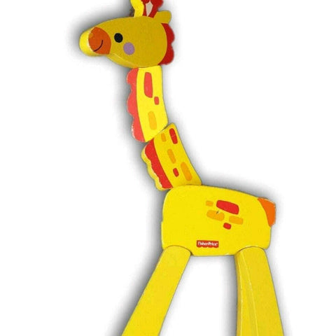 Wooden giraffe toy