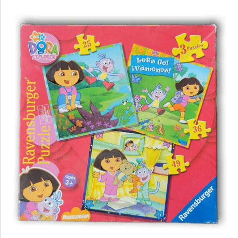 Dora 3 in 1 puzzle