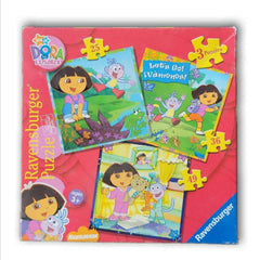 Dora 3 in 1 puzzle - Toy Chest Pakistan