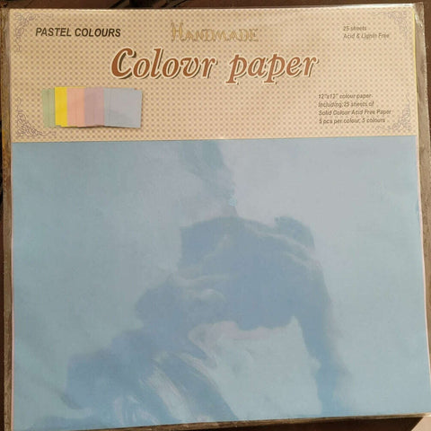 Pastel paper, 35 sheets, 12 x 12 inch new
