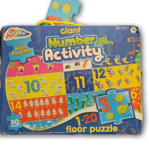 Giant Number Floor Puzzle set