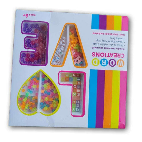 Word Creations beads