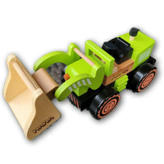 Wooden Construction vehicle, 8 inches - Toy Chest Pakistan