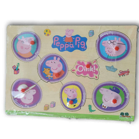 Wooden inset Peppa Pig