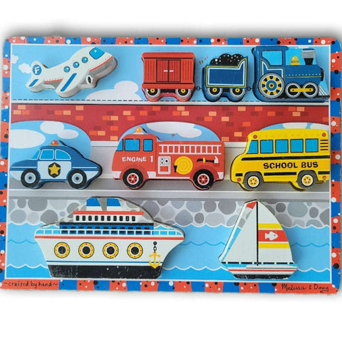 Melissa and Doug Puzzle- Transport