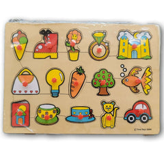 wooden inset puzzle - Toy Chest Pakistan