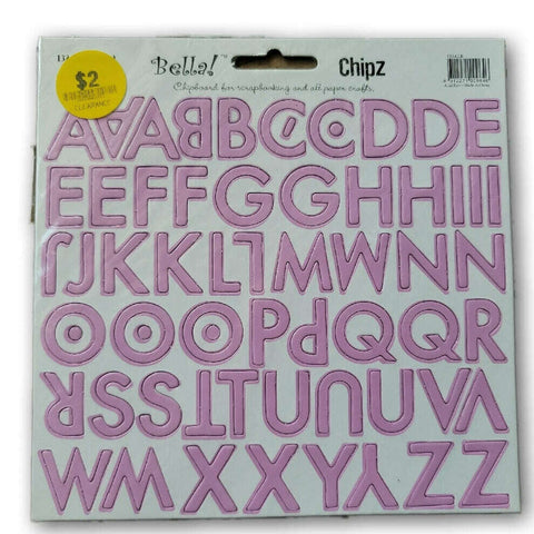Scrapbooking alphabets