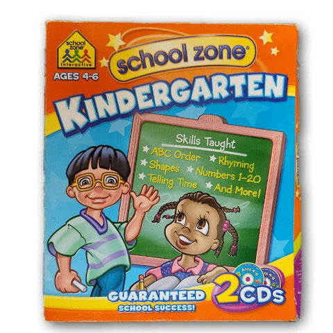 Schoolzone Kindergarten DVD set