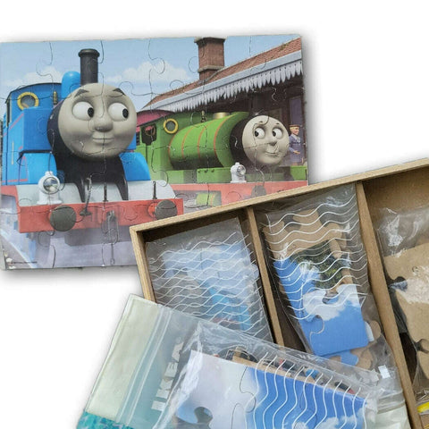 Thomas 5 in 1 wooden puzzle with box