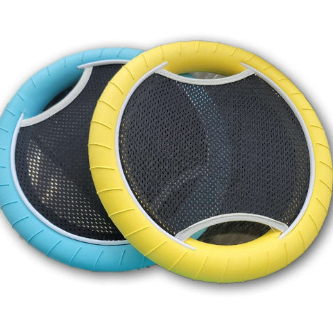 Trampoline toss discs