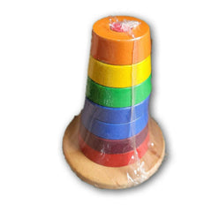 Wooden Ring stackers - Toy Chest Pakistan