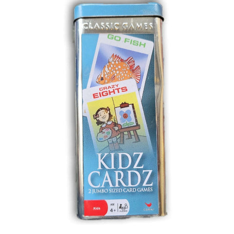 Kids card game tin