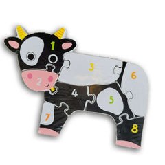 Number wooden puzzle - Toy Chest Pakistan