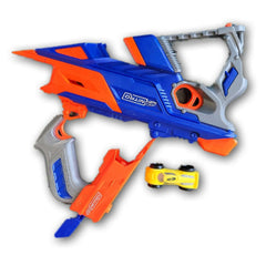NERF Car Blaster with 1 car - Toy Chest Pakistan