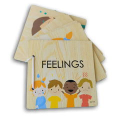 Wooden Book: Feelings - Toy Chest Pakistan