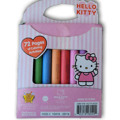 Hello Kitty 72pg colouring book and crayons - Toy Chest Pakistan