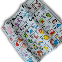 Numbers and ABC place mats - Toy Chest Pakistan