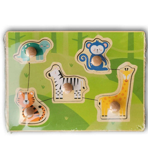 Wooden inset, animals